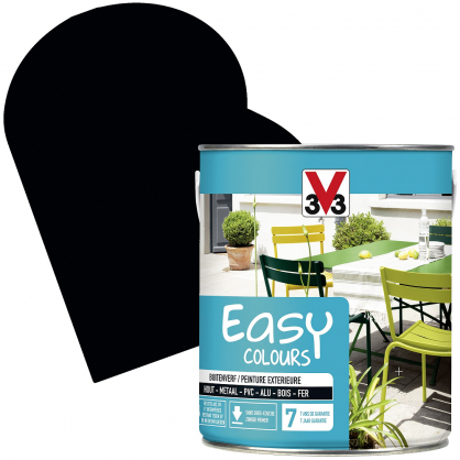 Peinture extérieure Easy Colours hibiscus satiné 0,5 L V33