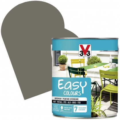 Peinture extérieure Easy Colours hibiscus satiné 0,5 L V33