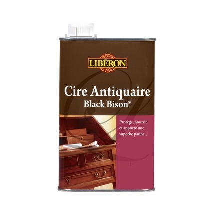 Cire antiquaire liquide Black Bison châtaignier 0,5 L