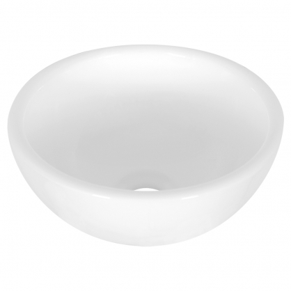 Vasque à poser Ruz blanc brillant ronde Ø 25 x 11,5 cm DIFFERNZ