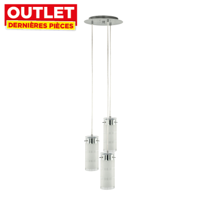 Suspension LED Olvero nickel mat GX53 3 x 7 W EGLO