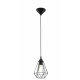 Suspension Tarbes noire E27 60 W EGLO