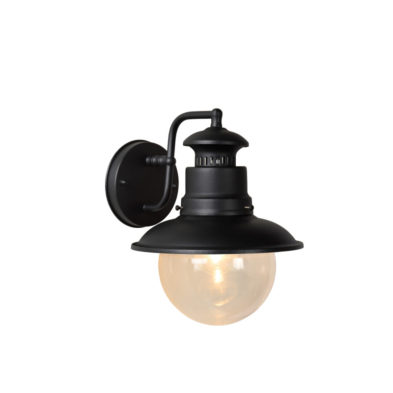 Applique extérieure Figo noire E27 60 W LUCIDE