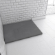 Receveur de douche Stone 2 gris rectangle 70 x 90 cm AURLANE