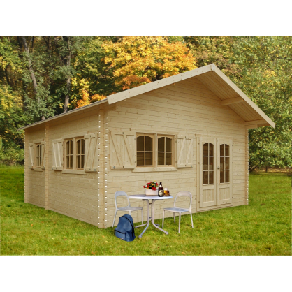 Abri de jardin en bois Weekend 40 mm 5,08 x 5,08 m