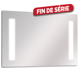 Miroir éclairant Bi-fluo 120 cm