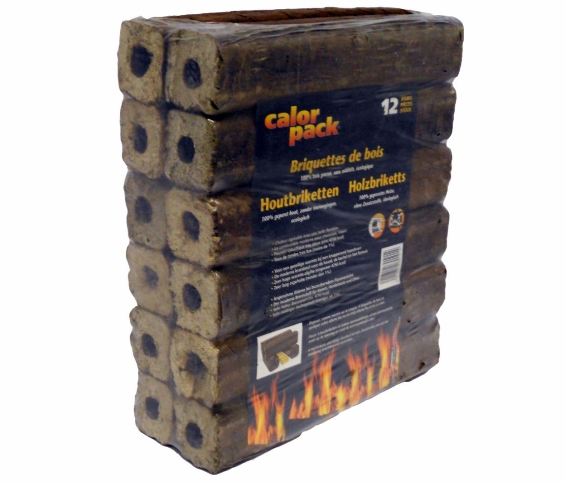 Briquette de bois, bois de chauffage, briquette de cheminée, 30 KG