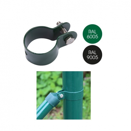 Collier de fixation pour jambe de force vert Ø 60 mm GIARDINO