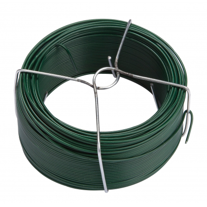 Fil plastifié avec bobine vert Ø 2 mm x 10 m GIARDINO