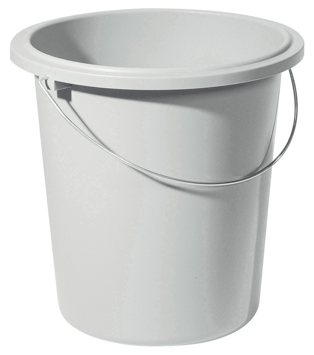 Seau anse plastique blanc 5l - Bac alimentaire