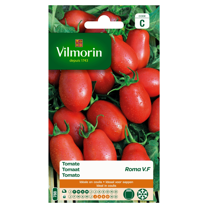 Semences De Tomate Roma Vf Vilmorin