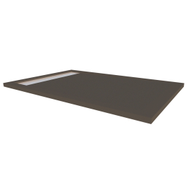 Receveur de douche Spirit anthracite rectangle 80 x 120 cm ONDÉE