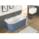 Baignoire Ondina bleue 170 x 87 cm ALLIBERT