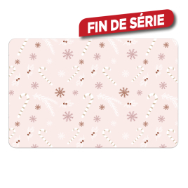 Set de table flocons en PVC 45 x 30 cm