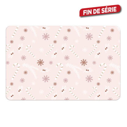 Set de table flocons en PVC 45 x 30 cm