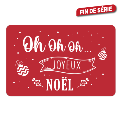 Set de table joyeux Noël en PVC 45 x 30 cm