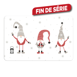 Set de table lutins gris en PVC 45 x 30 cm