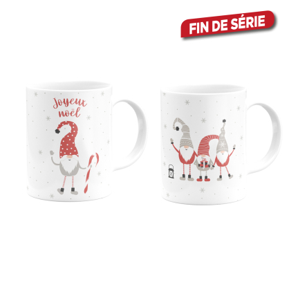 Mug lutin de Noël 34 cl