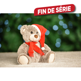 Ours en peluche avec bonnet 24,5 cm