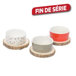 Set apéritif 6 pièces 11 x 11 cm