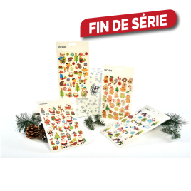 Stickers pour emballage cadeau 17 x 26 cm