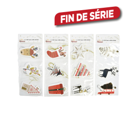 Set d'étiquettes porte-nom 12 pièces