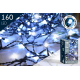 Guirlande extérieure flash 160 LED blanc froid 10 m