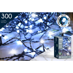 Guirlande extérieure flash 300 LED blanc froid 15 m