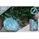 Guirlande extérieure avec fil transparent 300 LED bleu glacier 15 m