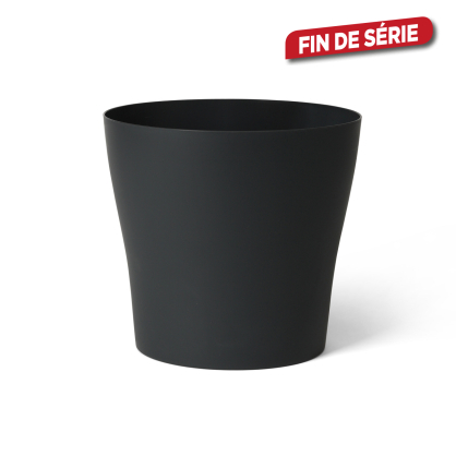 Cache-pot Feeling anthracite Ø 30 x 27 cm