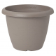 Cache-pot Teramo taupe Ø 35 x 27 cm