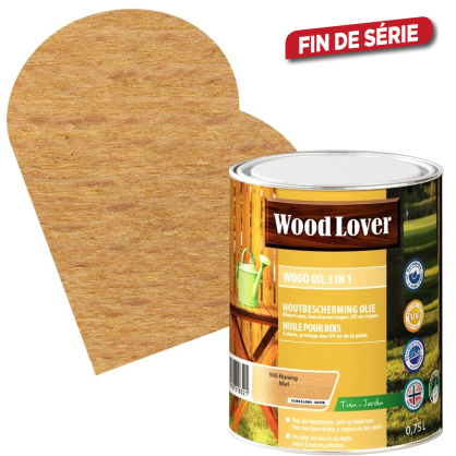 Huile Wood Oil 3-en-1 miel 0,75 L WOOD LOVER