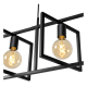 Suspension Luuk noir E27 4 x 40 W LUCIDE