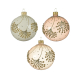 Boule de Noël en verre avec branches Ø 8 cm DECORIS