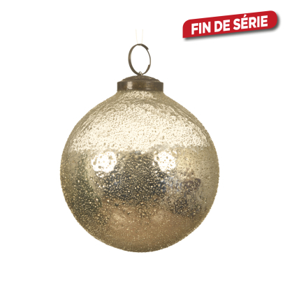 Boule de Noël en verre argentée Ø 7 cm DECORIS