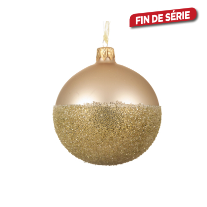 Boule de Noël en verre perle Ø 8 cm DECORIS