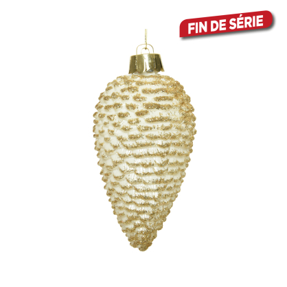 Pomme de pin à suspendre Ø 4,5 x 8 cm 6 pièces DECORIS