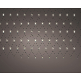 Filet lumineux extérieur 96 LED blanc chaud 1 x 1,3 m LUMINEO