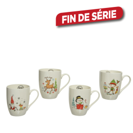 Mug de Noël en porcelaine 33 cl