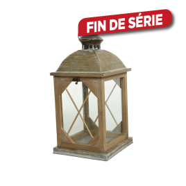 Lanterne en bois 43 cm