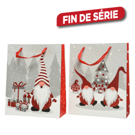 Sac cadeau lutin en papier 16 x 42 x 48 cm DECORIS