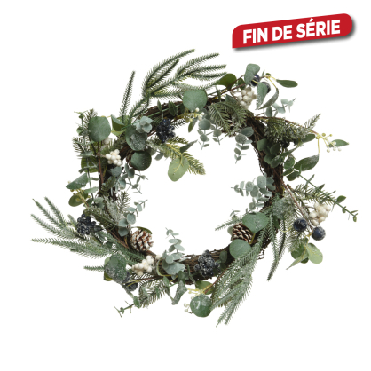 Couronne de Noël avec feuillage Ø 45 cm