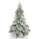 Sapin de Noël artificiel Andorra vert enneigé 228 cm