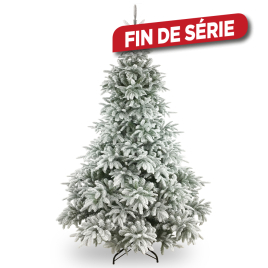 Sapin de Noël artificiel Andorra vert enneigé 228 cm