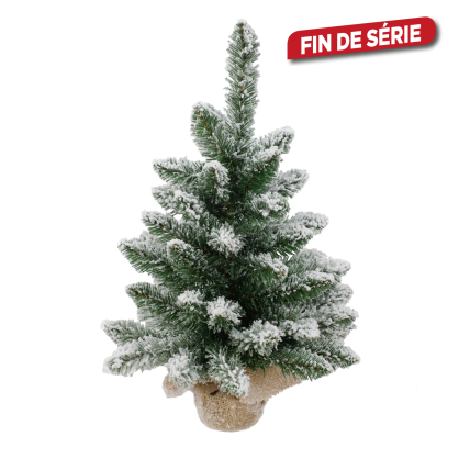 Sapin de Noël de table artificiel Whistlervert enneigé 75 cm