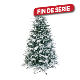 Sapin de Noël artificiel Oslo vert enneigé 210 cm