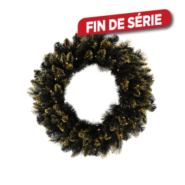 Couronne de Noël illuminée Shimmery Ø 61 cm