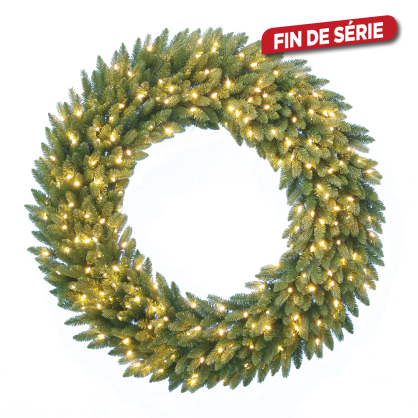 Couronne de Noël illuminée Grande Ø 61 cm