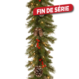 Guirlande de Noël intérieure Berry LED 2,74 m