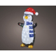 Pingouin en acrylique LED blanc froid 35 x 44 x 85 cm LUMINEO